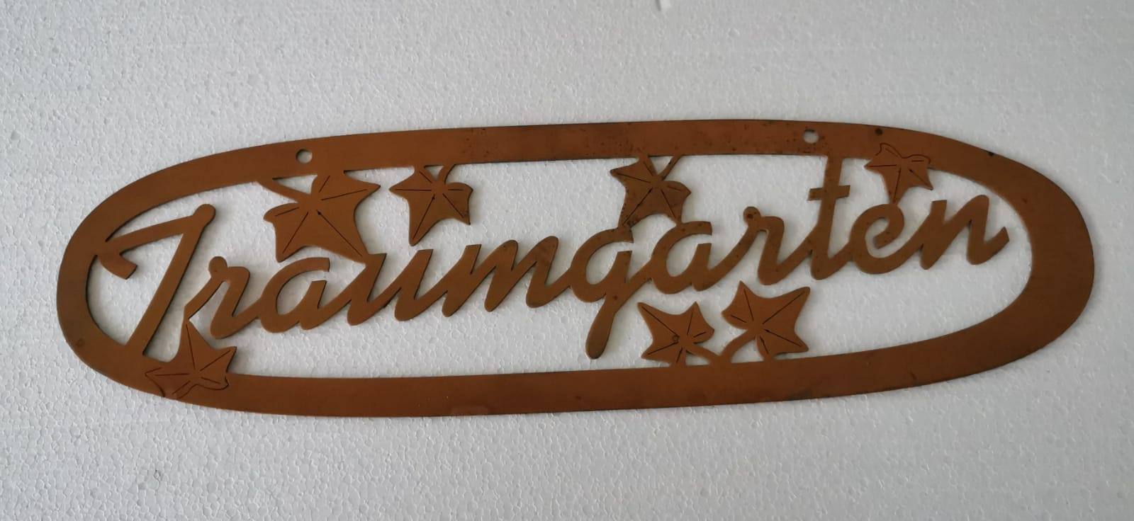 Schild Traumgarten Efeu, groß